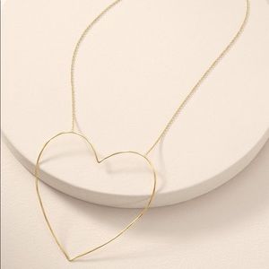Stella & Dot Heart of Gold Necklace